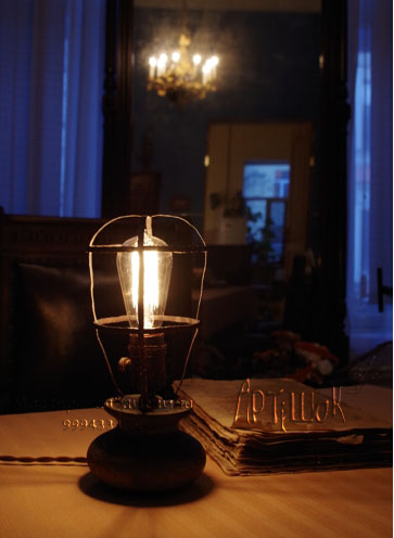 винтажная лампа Эдисона с медью  своими руками